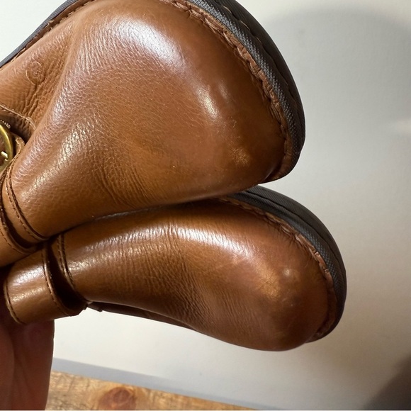 Born Womens Brown Leather Clogs, Size 7 - Picture 4 of 6